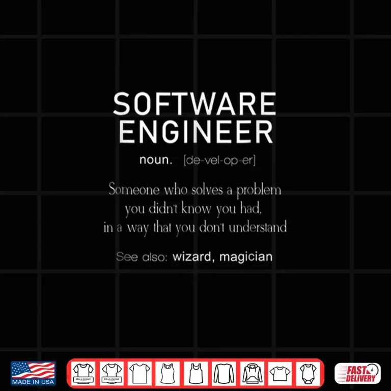 Design Software Engineer Definition Shirt Coder Definition T Shirt