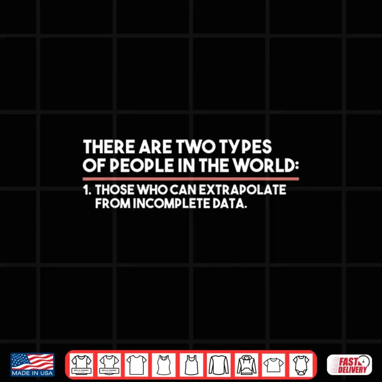 Design There Are Two Types Of People It Nerd Shirt