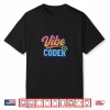 Vibe Coder Aesthetic Retro Programming Design Shirt