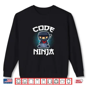 Sweatshirt Code Ninja Programmer Coder Computer Programming Coding Shirt