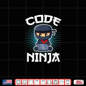 Design Code Ninja Programmer Coder Computer Programming Coding Shirt