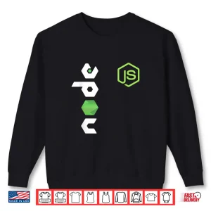 Sweatshirt Javascript Programmer Js Node Tee Pc Developers Shirt