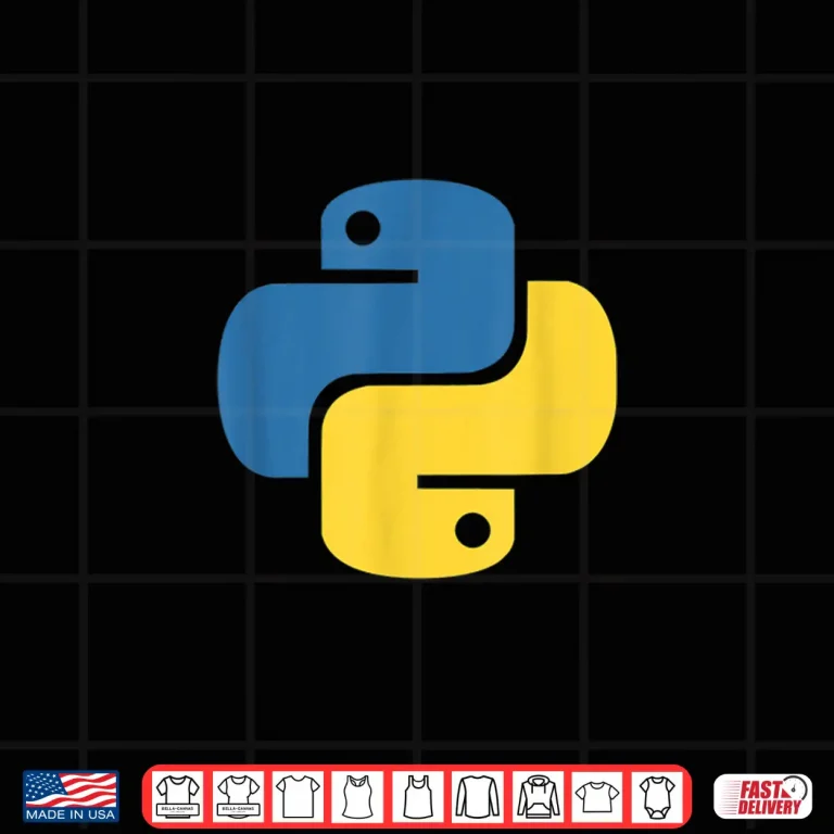 Design Official Python Logo For Developers Shirt