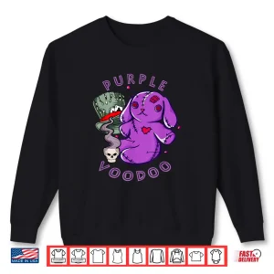 Sweatshirt Purple Voodoo Cannabis Weed Marijuana Strain Anime Style Shirt