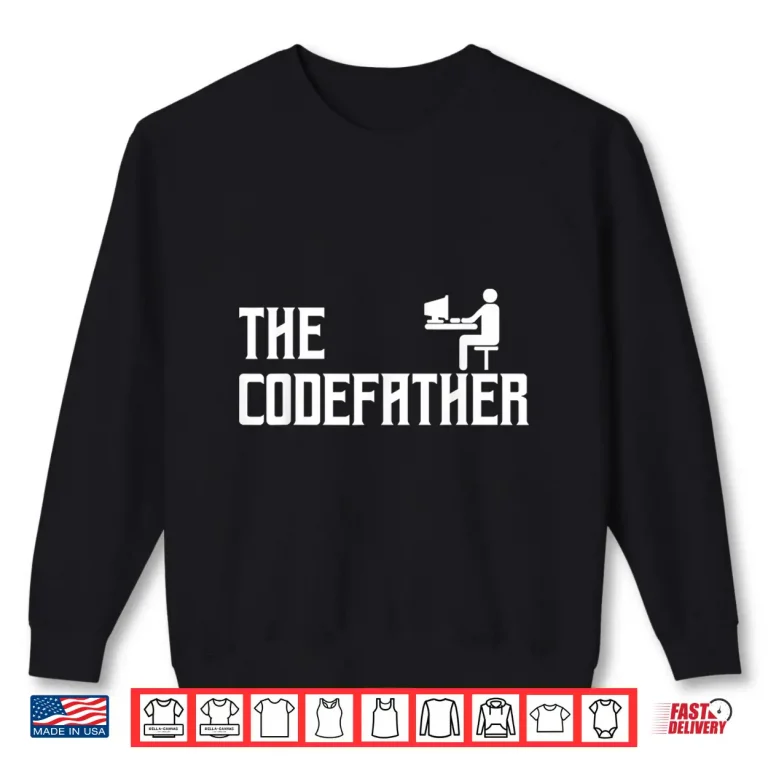 Sweatshirt The Codefather Coding Coder Developer Computer Nerd Gift Shirt