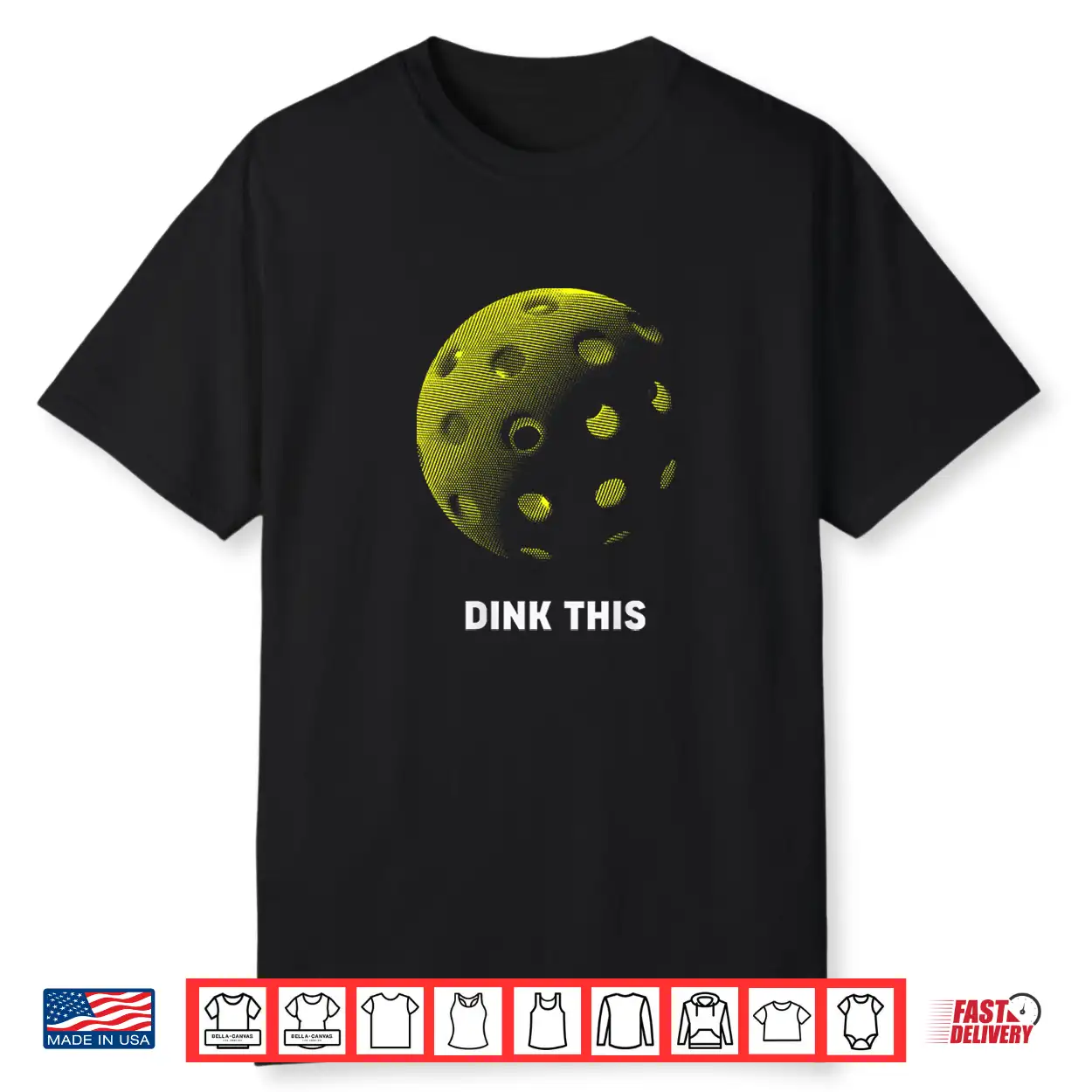 Dink This Pickleball Bold Back Print Shirt Dink This Pickleball Bold Back Print Shirt