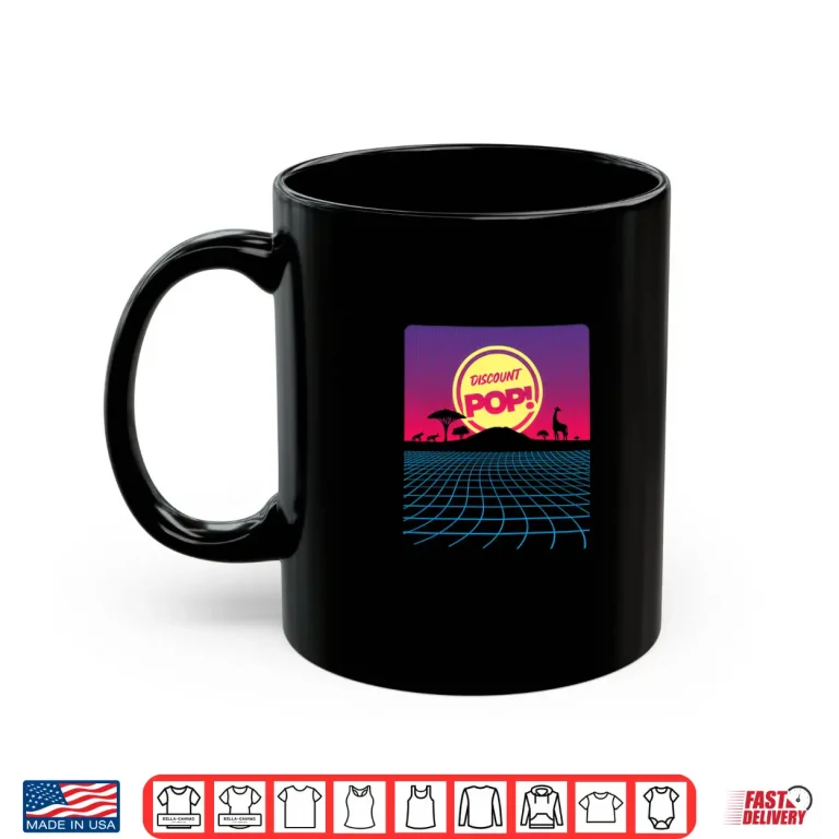 Mug Africa Synthwave Sunset Aesthetic Shirt