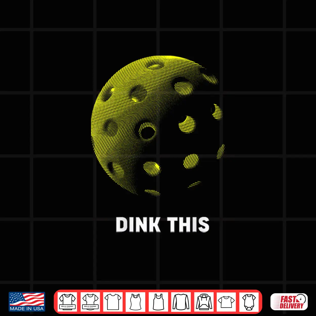 Dink This Pickleball Bold Back Print Shirt Dink This Pickleball Bold Back Print Shirt