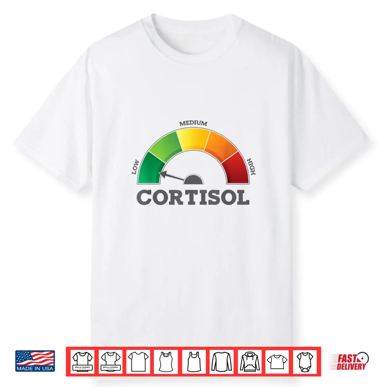 Low Cortisol Levels Wellness Lifestyle Shirt Low Cortisol Levels Wellness Lifestyle Shirt