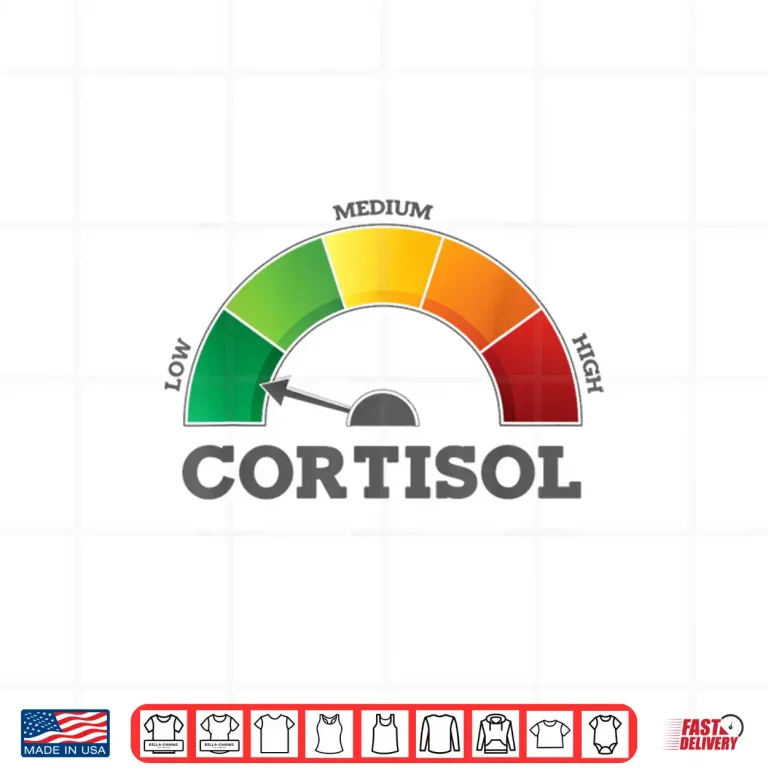 Design Low Cortisol Levels Wellness Lifestyle Shirt