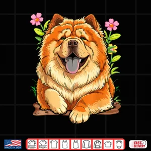 Design Realistic Chow Chow Dog Breed Graphic Shirt