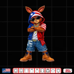 Design Cool Bunny Puerto Rican Flag Hoodie Gifts For Men Women Kids Shirt 1