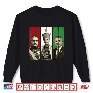 Sweatshirt Pahlavi Dynasty Three Generations Reza Shah Mohammad Reza Shirt 1