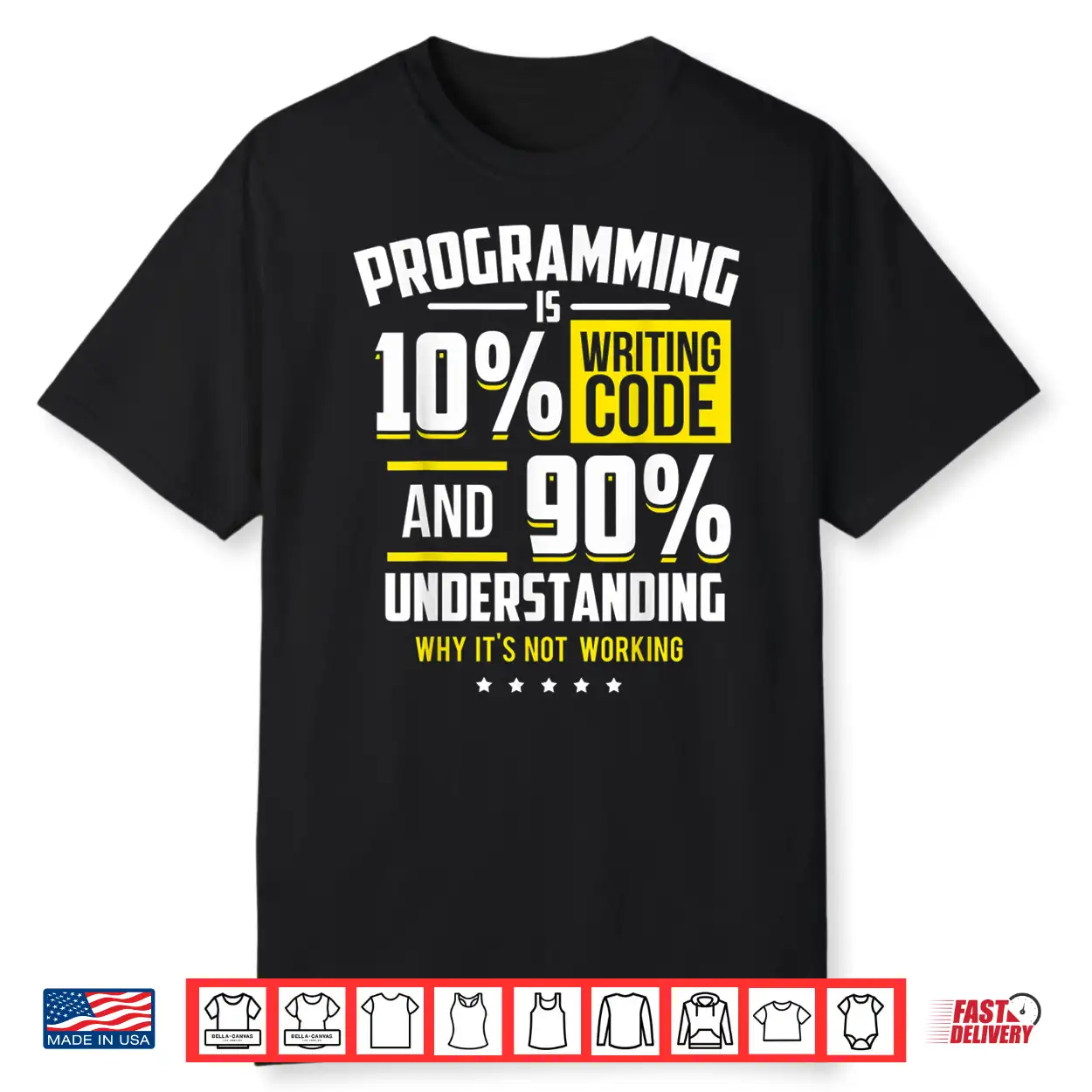 Funny Programming Is 10 Writing Code Computer Programmers Shirt Funny Programming Is 10 Writing Code Computer Programmers Shirt