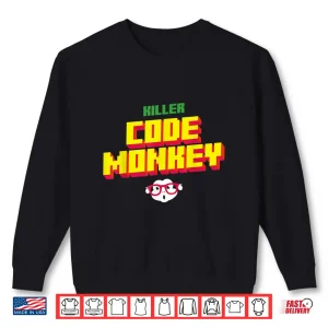 Funny Killer Code Monkey Devops Software Engineer Shirt 2 Sweatshirt Funny Killer Code Monkey Devops Software Engineer Shirt