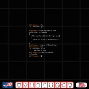 Design Java Code Shirt For Software Developers Engineers
