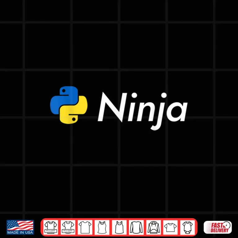Design Python Ninja For Software Developers Comp Sci Hackathon Shirt