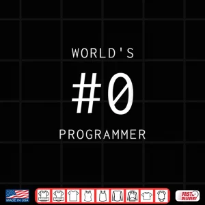 Design WorldS 0 Programmer Shirt For Software Developers