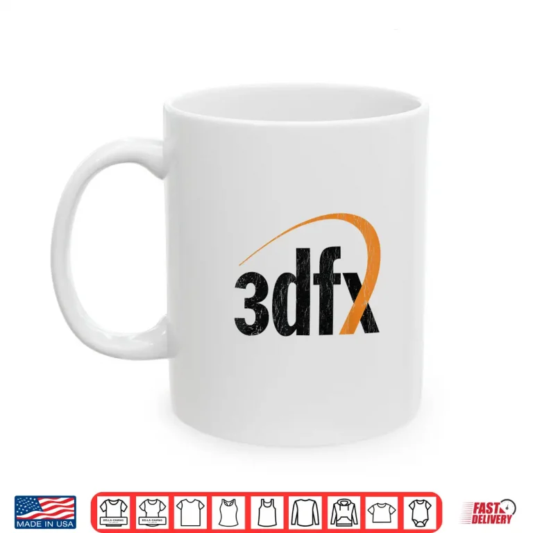 Mug 3Dfx Vintage 3D Gpu Logo Shirt