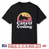 Cats And Coding Men’S Or Women’S Cat And Coder Shirt