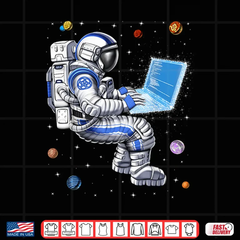 Design Astronaut Programmer Coding Software Developer Coder Shirt