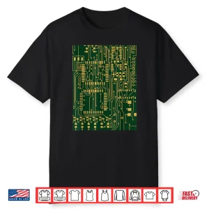 Computer Circuit Board Electronics Tech T Shirt