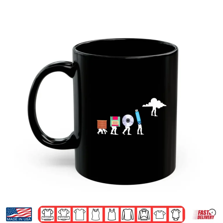 Mug Funny Cloud Evolution Computer Science Programmer Nerd Gift Shirt