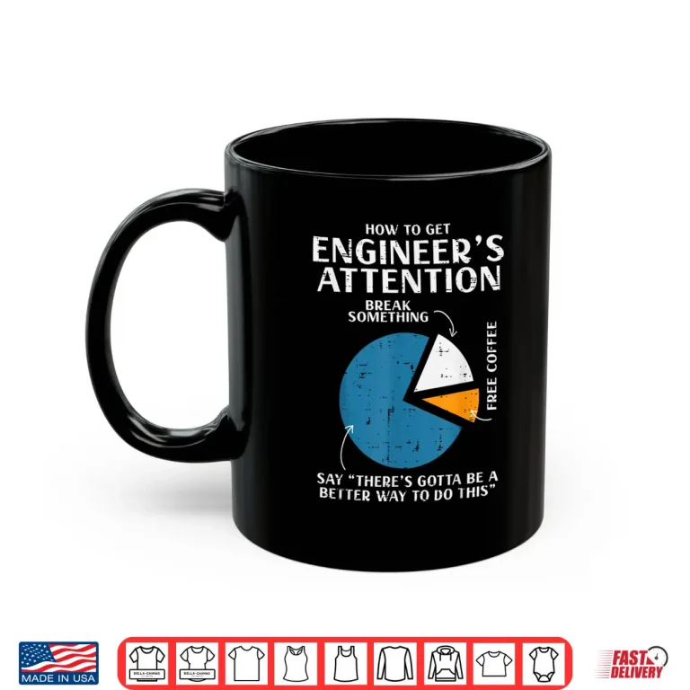Mug How To Get Engineer Attention Programmer Developer Men Women Shirt