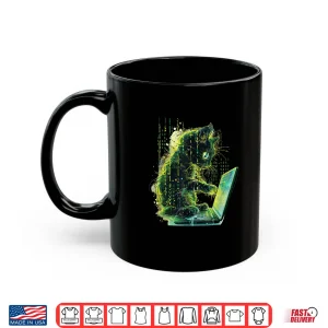 Mug Cute Cat Programmer Computer Binary Programming Shirt