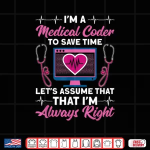 I'M A Medical Coder Medical Coding Specialist Medical Coding Shirt 4 Design IM A Medical Coder Medical Coding Specialist Medical Coding Shirt