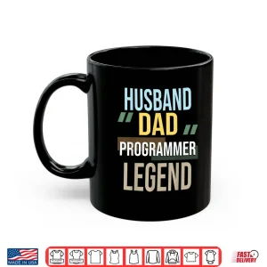Mens Husband Dad Programmer Legend Computer Science Coding Coder Shirt 3 Mug Mens Husband Dad Programmer Legend Computer Science Coding Coder Shirt
