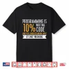 Programming 10 Percent Writing Code It Programmer Men Women Shirt
