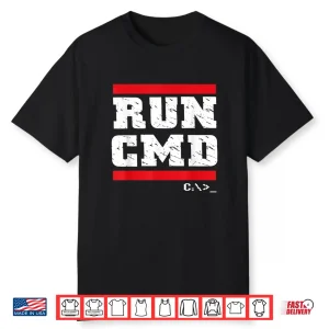 Run Cmd   Programmer Coder   Computer Nerd Shirt