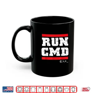Mug Run Cmd Programmer Coder Computer Nerd Shirt