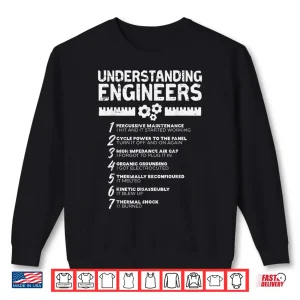 Sweatshirt Understanding Engineers Funny Tech Developer Coder Women Men Shirt