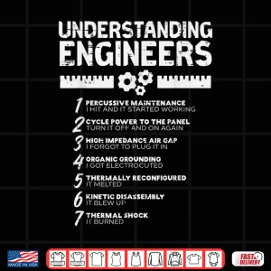 Design Understanding Engineers Funny Tech Developer Coder Women Men Shirt