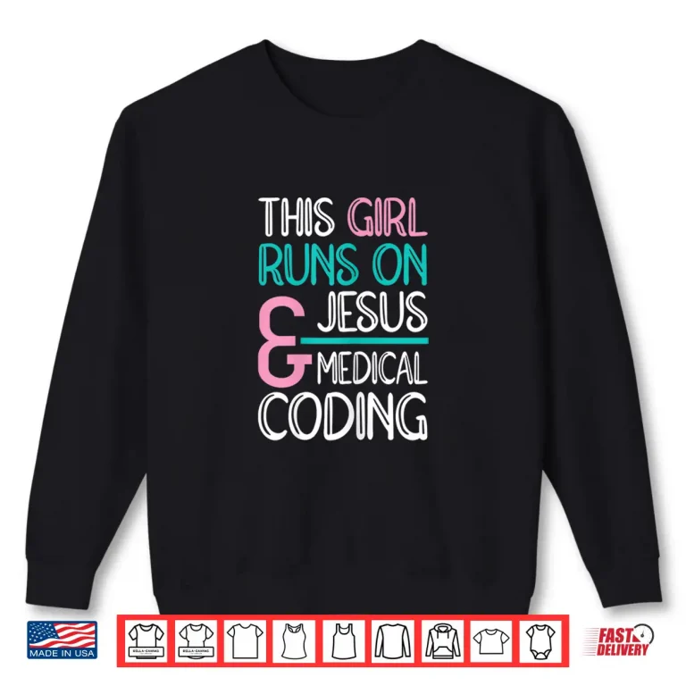 Sweatshirt Womens Jesus Medical Coding Medical Coder Shirt