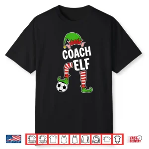 Christmas Soccer Elf For Soccer Coaches Elf Shirt