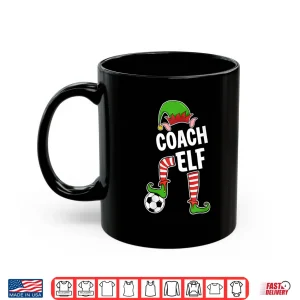 Mug Christmas Soccer Elf For Soccer Coaches Elf Shirt