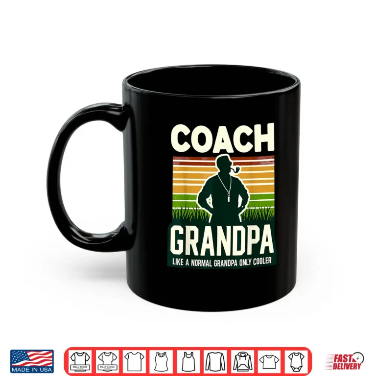 Mug Coach Grandpa Coaching Coaches Grandfather Shirt