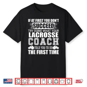 Funny Lacrosse Coach Tshirt Thank You Gift For Coaches