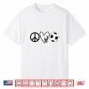 Peace Love Soccer Shirts For Girls Boys Coaches Parents Shirt