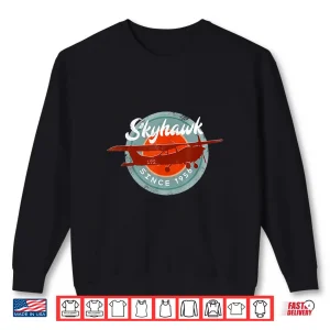 Sweatshirt C172 Skyhawk Vintage Retro Airplane Flying Pilot Gift Shirt