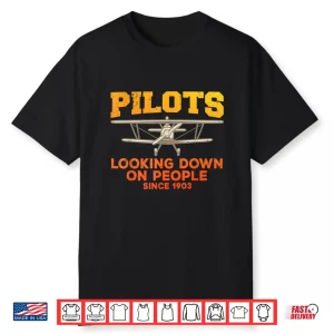 Funny Pilot Design Aviation Airplane Pilot Shirt