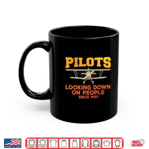 Mug Funny Pilot Design Aviation Airplane Pilot Shirt