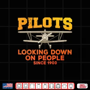 Design Funny Pilot Design Aviation Airplane Pilot Shirt