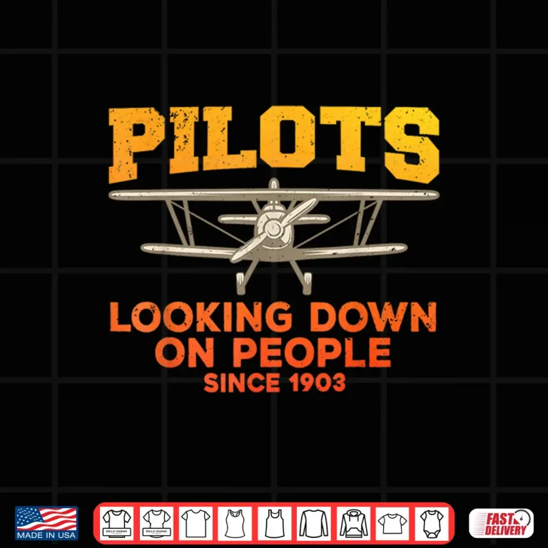 Design Funny Pilot Design Aviation Airplane Pilot Shirt