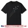 Pilot Colorful Flying Commercial Airplanes Aeroplanes Gift Shirt