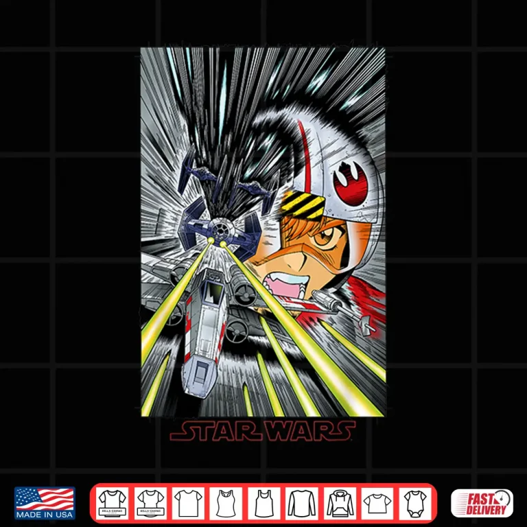 Design Star Wars Rebel Pilot Anime Poster Shirt
