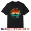 Worlds Okayest Pilot Funny Retro Shirt